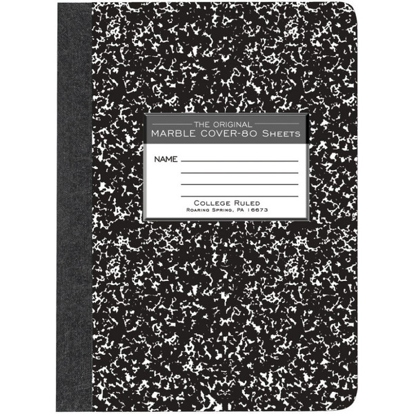 College Ruled Composition Book - B